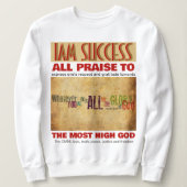 SWEATSHIRT ALL PRAISE (Design devant)