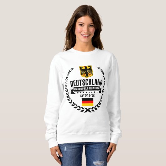 Sweatshirt Allemagne (Devant entier)