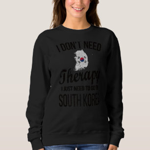 Sweatshirt Aller à Corée du Sud Drapeau Sud-Coréen R