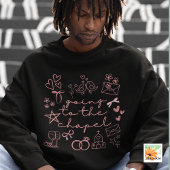 Sweatshirt Aller à la chapelle juste engagé