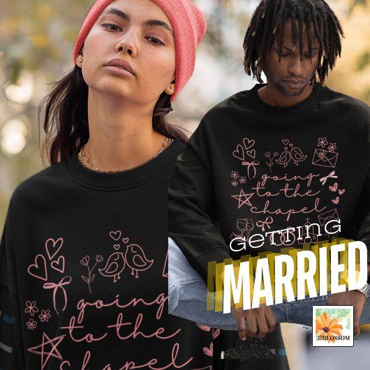 Sweatshirt Aller à la chapelle juste engagé