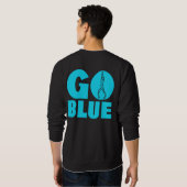Sweatshirt Aller bleu (Dos entier)