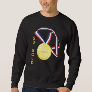 Sweatshirt Aller Pour La Médaille D'Or Du Prix Du Sport Sandy