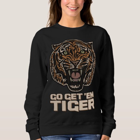 Sweatshirt Allez-y Tigre (Devant)