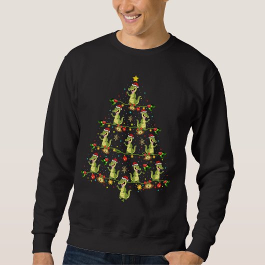 Sweatshirt Alligator Arbre de Noël Alligator (Devant)