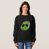 Sweatshirt Alligator cool avec Alligator casque (Devant entier)