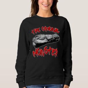 Sweatshirt Alligator Crocodile Le Monstre D'Origine