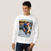 Sweatshirt Alligator d'Amérique avec la gueule ouverte (Devant entier)