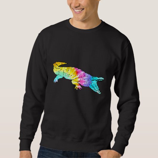 Sweatshirt Alligator de Tie Dye (Devant)