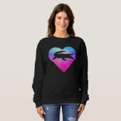 Sweatshirt Alligator Femmes Ou Filles (Devant entier)