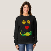 Sweatshirt Alligators de creusage (Devant entier)