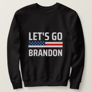 Sweatshirt allons brandon chant joe biden, drôles laissez al