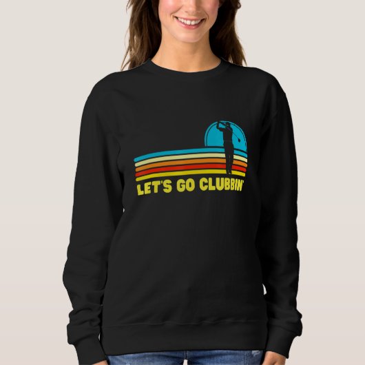 Sweatshirt Allons Clubbin Golf Dames (Devant)