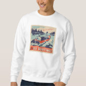Sweatshirt Allons en bateau (Devant)