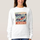 Sweatshirt Allons en bateau (Devant)