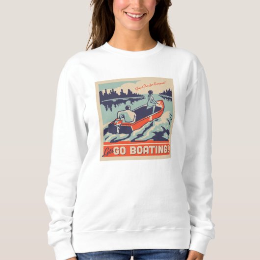 Sweatshirt Allons en bateau (Devant)