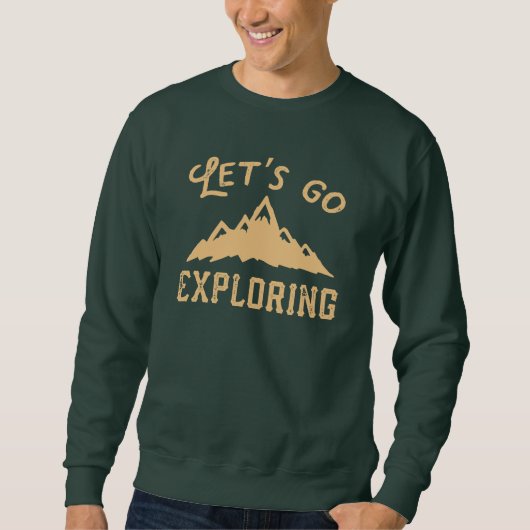 Sweatshirt Allons explorer (Devant)
