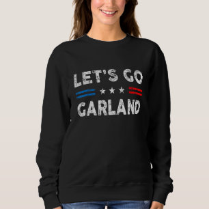 Sweatshirt Allons-y Garland Drapeau américain Vêtements polit