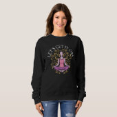Sweatshirt Allons-y pour le yoga Om 2 (Devant entier)