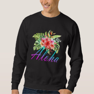 Sweatshirt Aloha Hawaii Îles Hawaii Fleur Hawaii