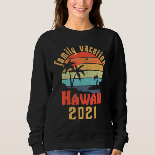 Sweatshirt Aloha Hawaii Îles Hawaii Flore Hibiscus Flore Flor