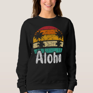 Sweatshirt Aloha Hawaii Surf Retro Sunset 14