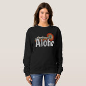 Sweatshirt Aloha Hawaii Surf Retro Sunset 38 (Devant entier)
