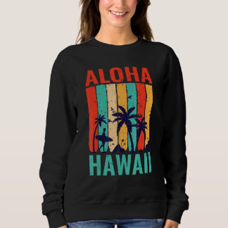 Sweatshirt Aloha Hawaii Surf Surf de surf Hawaiian été