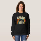 Sweatshirt Aloha Hawaiian Vintage Sunset Summer Retro Hawaii  (Devant entier)