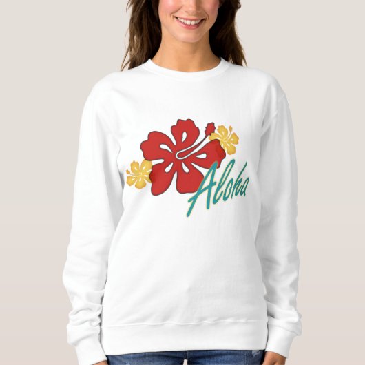 Sweatshirt Aloha Hibiscus (Devant)