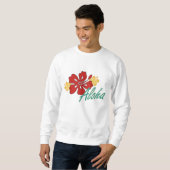 Sweatshirt Aloha Hibiscus (Devant entier)