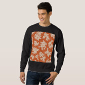 Sweatshirt Aloha Spirit : Hibiscus-Ananas Harmonie. (Devant entier)