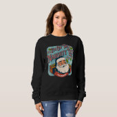 Sweatshirt Alonso Christmas Naughty List Santa xmas holiday (Devant entier)