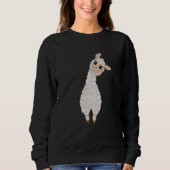Sweatshirt alpaca llama animal (Devant)