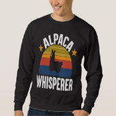 Sweatshirt Alpaca Whisperer I Alpaca (Devant)