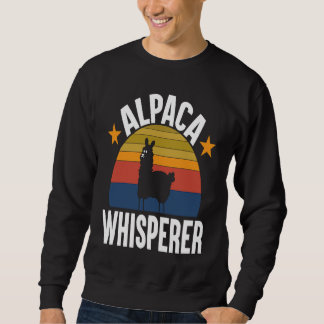 Sweatshirt Alpaca Whisperer I Alpaca