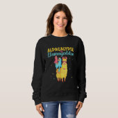 Sweatshirt Alpacalypse Or Llamageddon Alpacas and Llamas Take (Devant entier)
