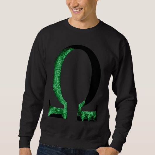 Sweatshirt Alpha and Omega Artistic Psychedelic Caterpillar (Devant)