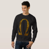 Sweatshirt Alpha Omega Letter Greek Alphabet  1 (Devant entier)
