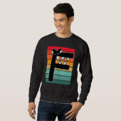 Sweatshirt Alphabet Lore f Costume Sunset Rétro pour Garçons (Devant entier)