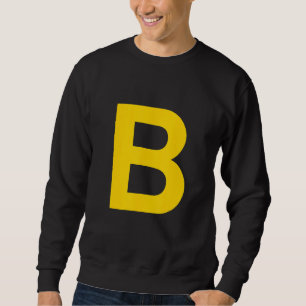 Sweatshirt Alphabet majuscule B