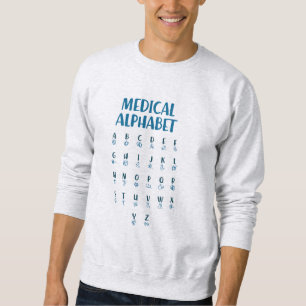 Sweatshirt Alphabet Médical