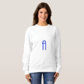 Sweatshirt alphabétique A (Devant entier)