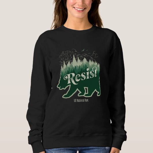 SWEATSHIRT ALT SERVICE DES PARCS NATIONAUX RÉSISTE (Devant)