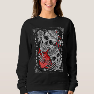 Sweatshirt Alt Vêtements Goth Esthétique Jusqu'À La Mort Ne N
