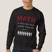 Sweatshirt Always Right Math Teacher (Devant)