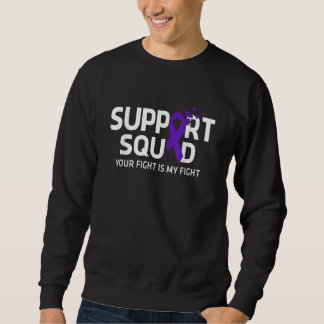 Sweatshirt Alzheimers Awareness Support Squad Alzheimers Awar