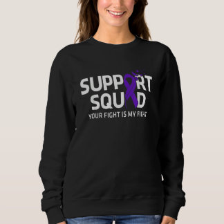 Sweatshirt Alzheimers Awareness Support Squad Alzheimers Awar