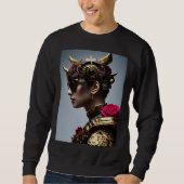 Sweatshirt Am I As Cool As I Look AI Portrait (Devant)