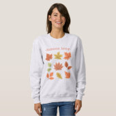 sweatshirt "Amateur d'automne" (Devant entier)